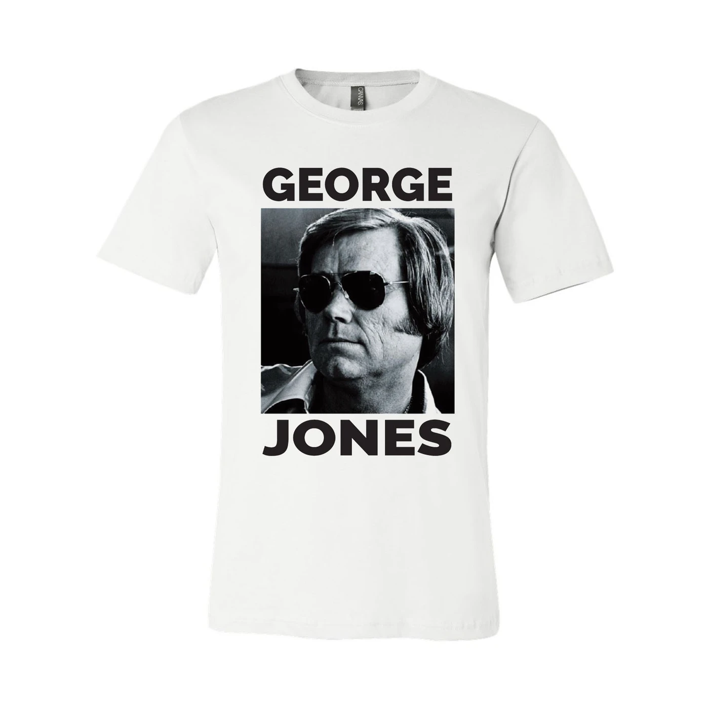 George Jones Photo T-Shirt - White