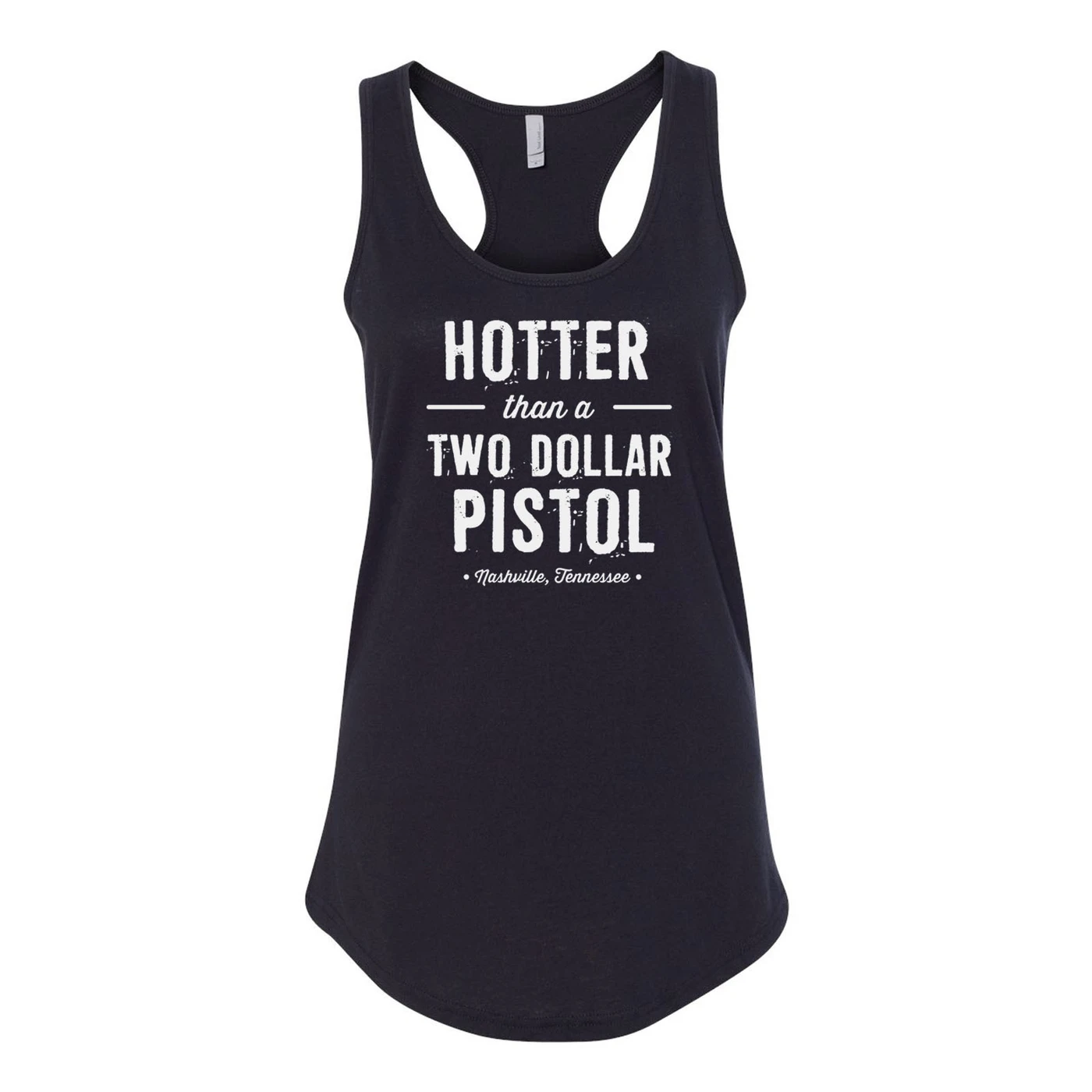 George Jones $2 Pistol Ladies' Tank - Black