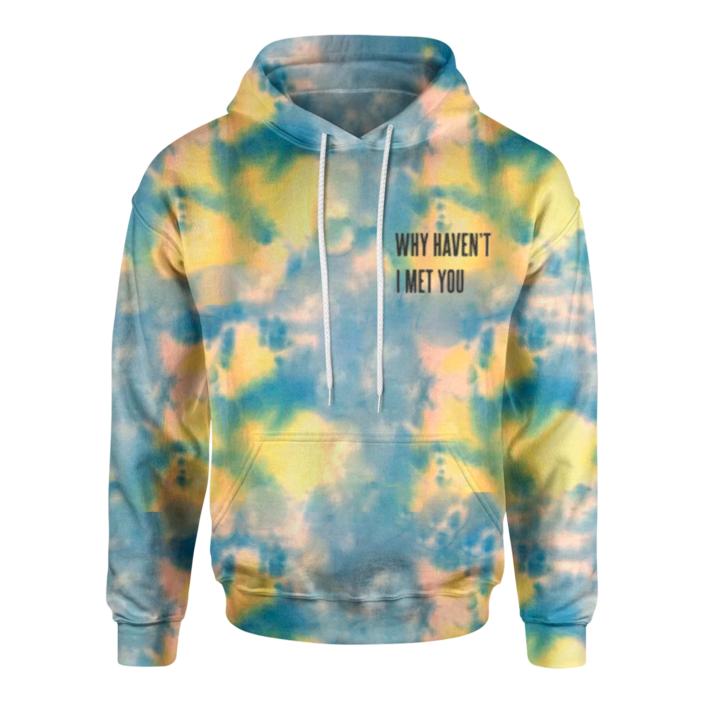 Cameron Dallas WHIMY Blue Tie Dyed Sunflower Hoodie