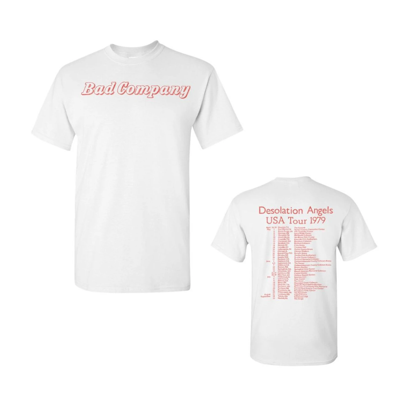 Bad Company Desolation Angels Tour T-Shirt