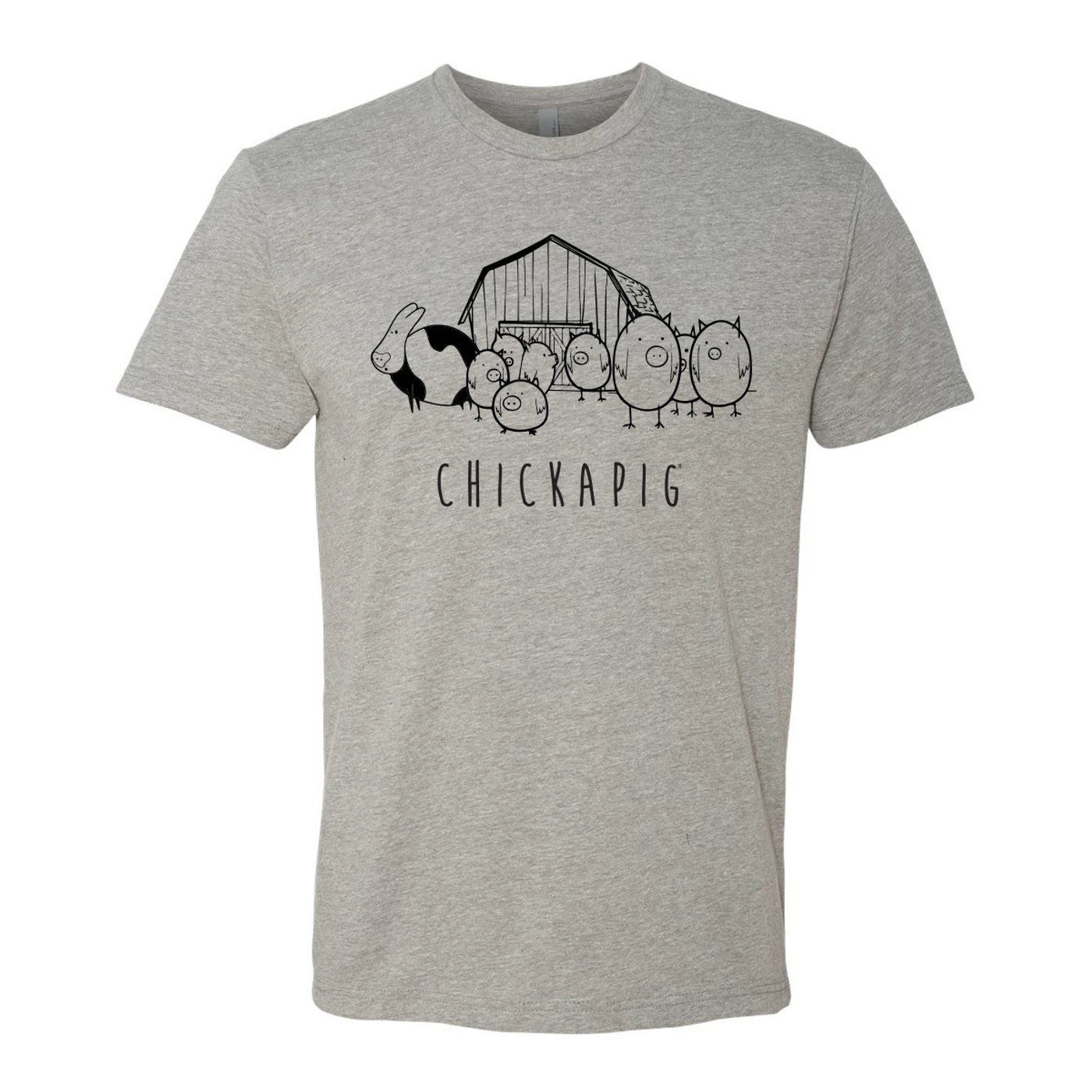 Chickapig Unisex Barn Tee