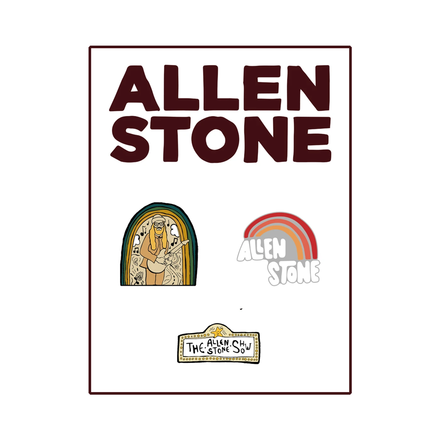 Allen Stone Pin Set