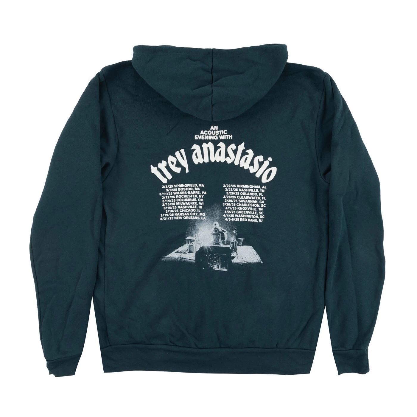 Phish MAR/APR 2025 TOUR HOODIE - VINTAGE TOUR DATES