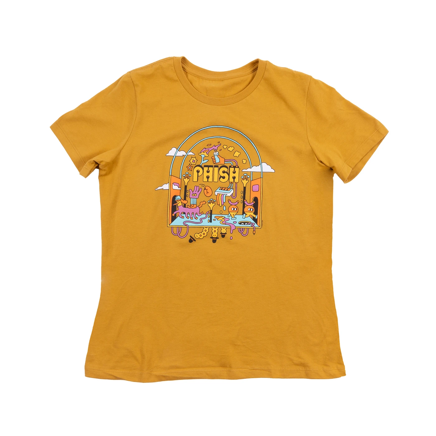 Phish Women's Synthesis Tee on Mustard