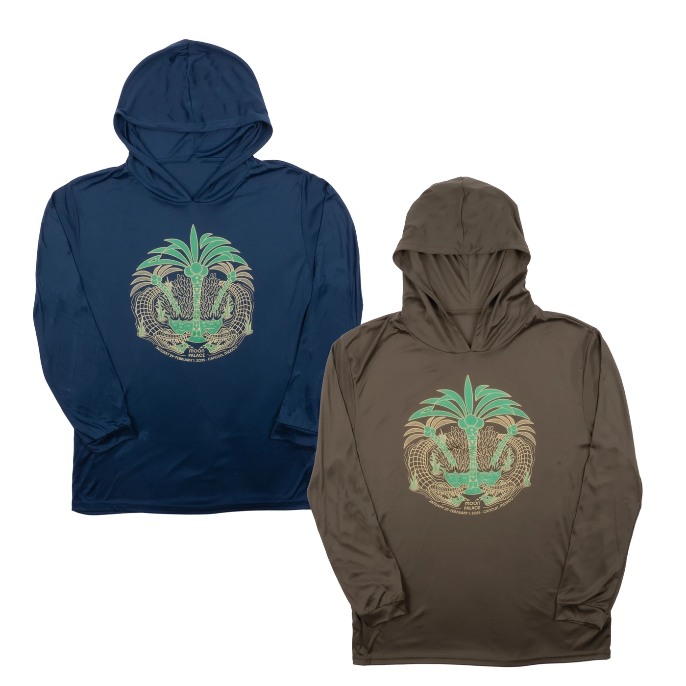 Phish Coconut Jaws Gator Performance Hooded Long Sleeve Swim Shirt