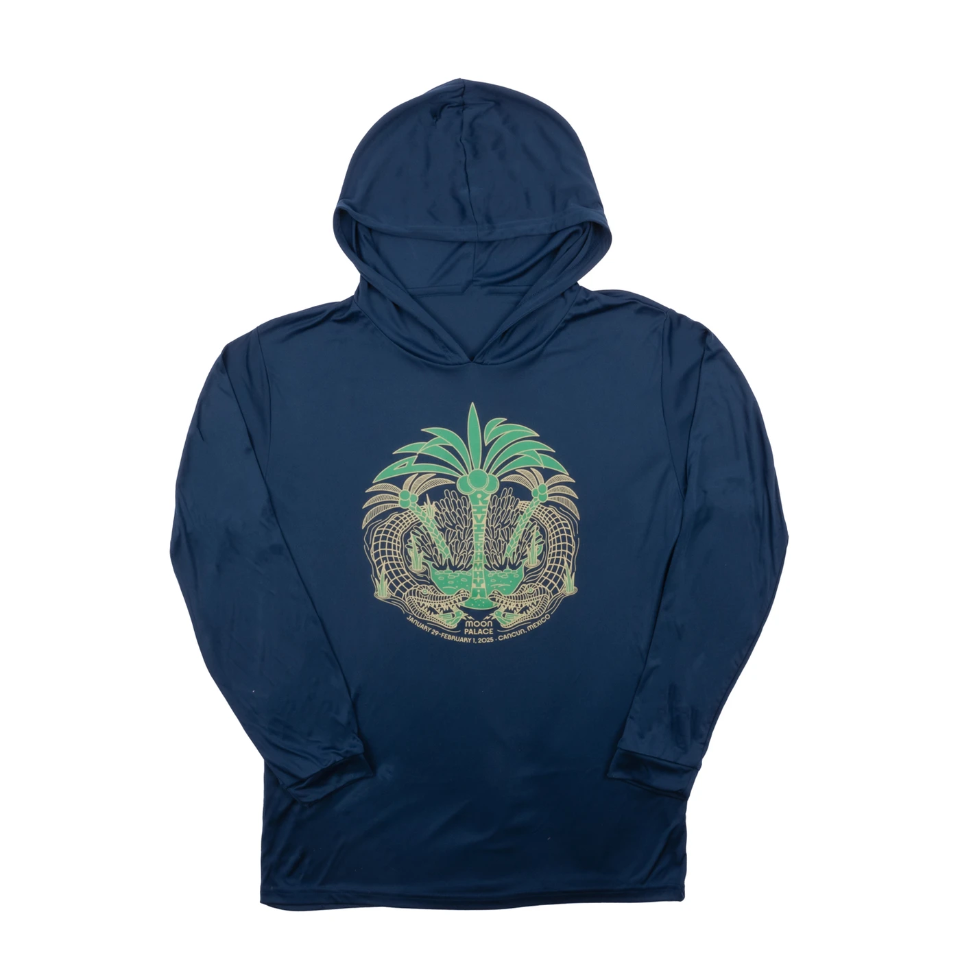 Phish Coconut Jaws Gator Performance Hooded Long Sleeve Swim Shirt