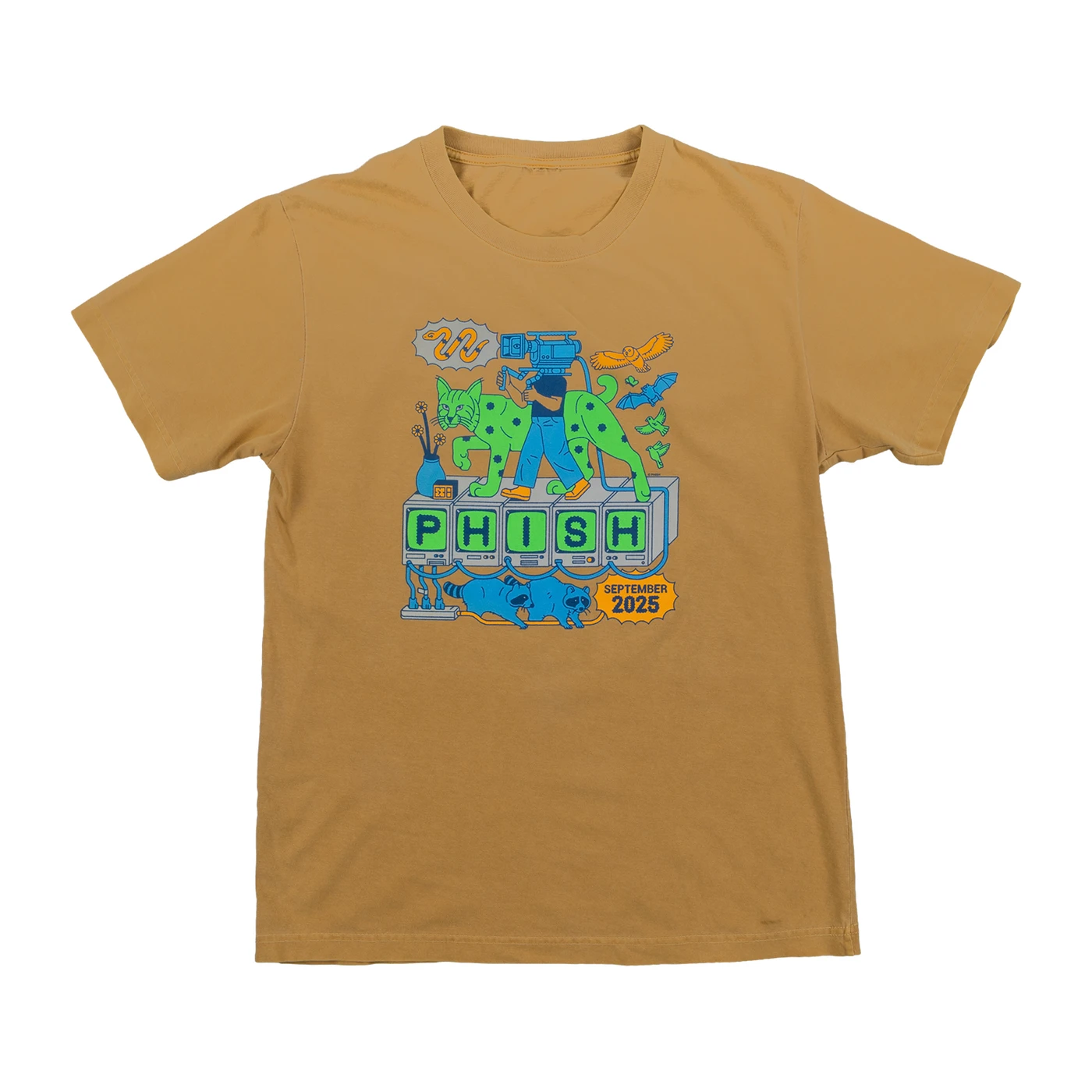 Phish Bobcat Broadcast September Tour Tee