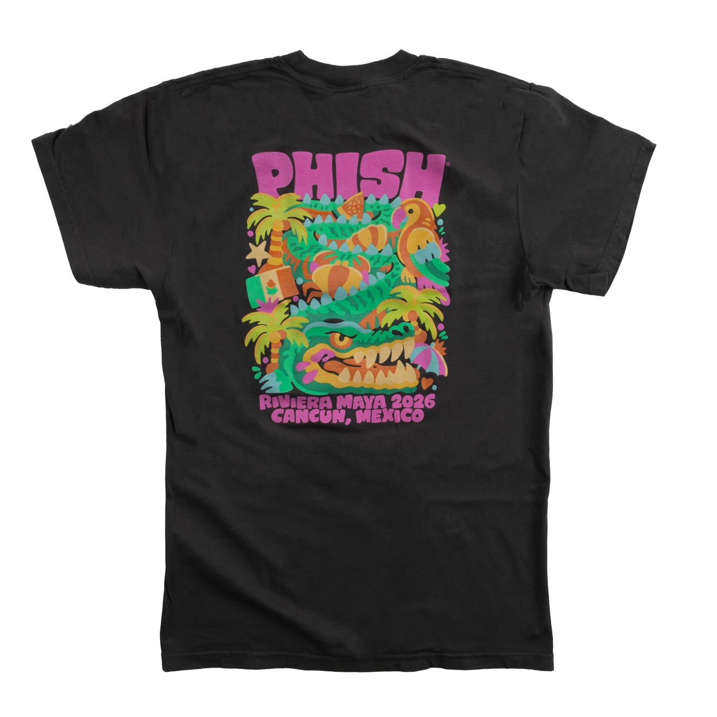 Phish Winding Gator Riviera Maya 26 Tee