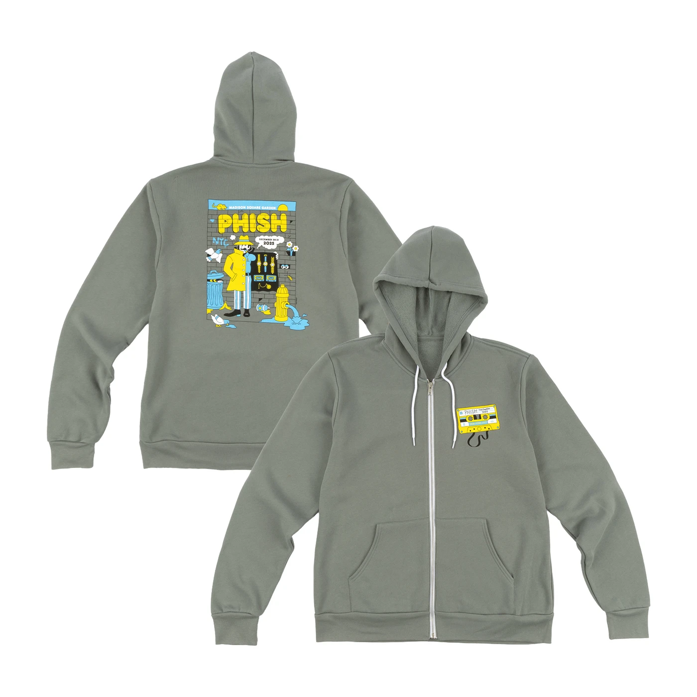 Phish Bootleg Cassette Salesman New Year's Eve 25  Zip-up Hoodie