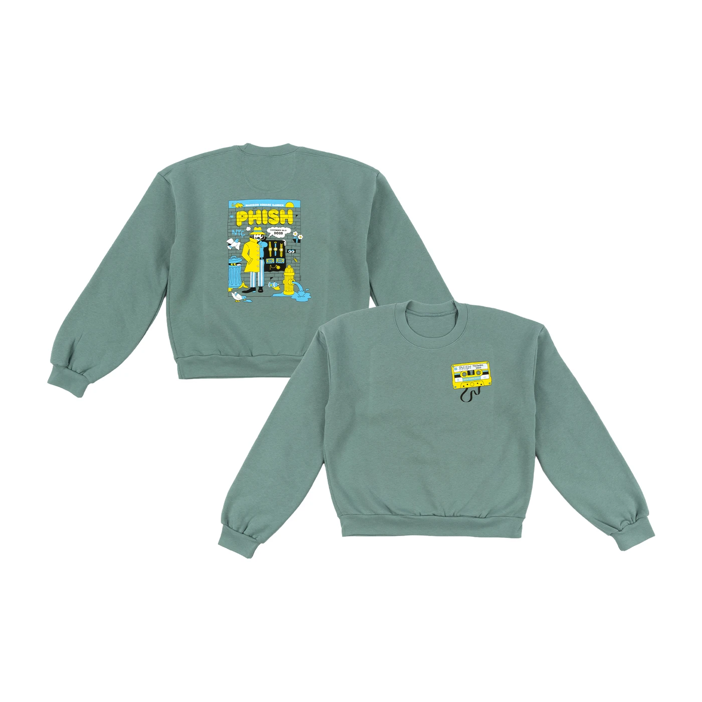 Phish Bootleg Cassette New Year's Eve 25 Womens Crewneck Sweatshirt