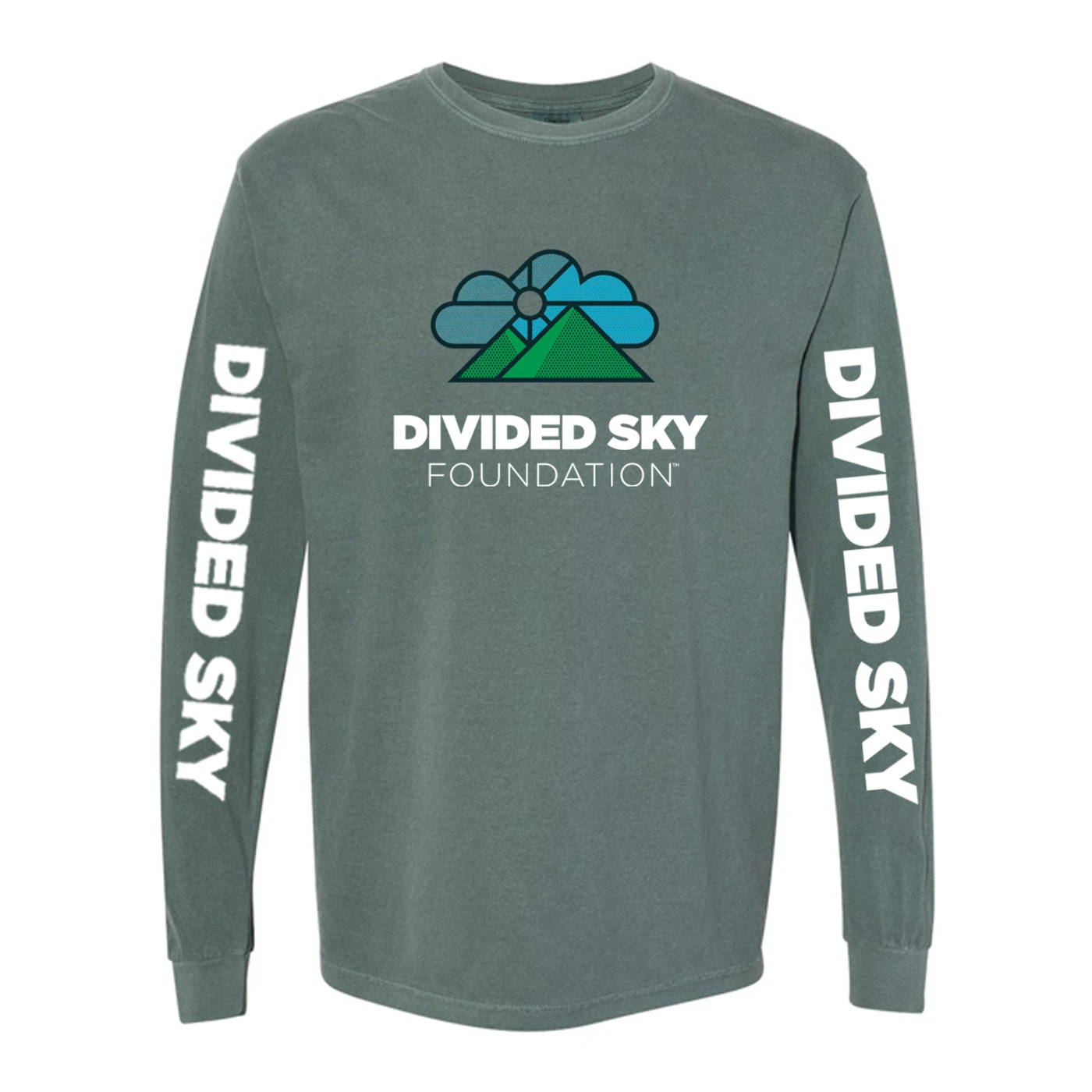 Trey Anastasio DIVIDED SKY FOUNDATION LONGSLEEVE TEE - BLUE SPRUCE