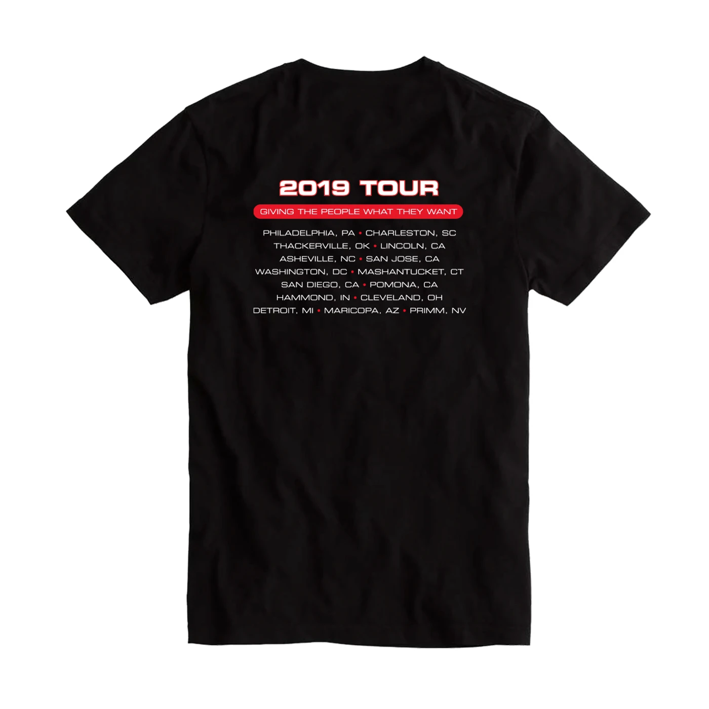 The O'Jays Black 2019 Tour Tee