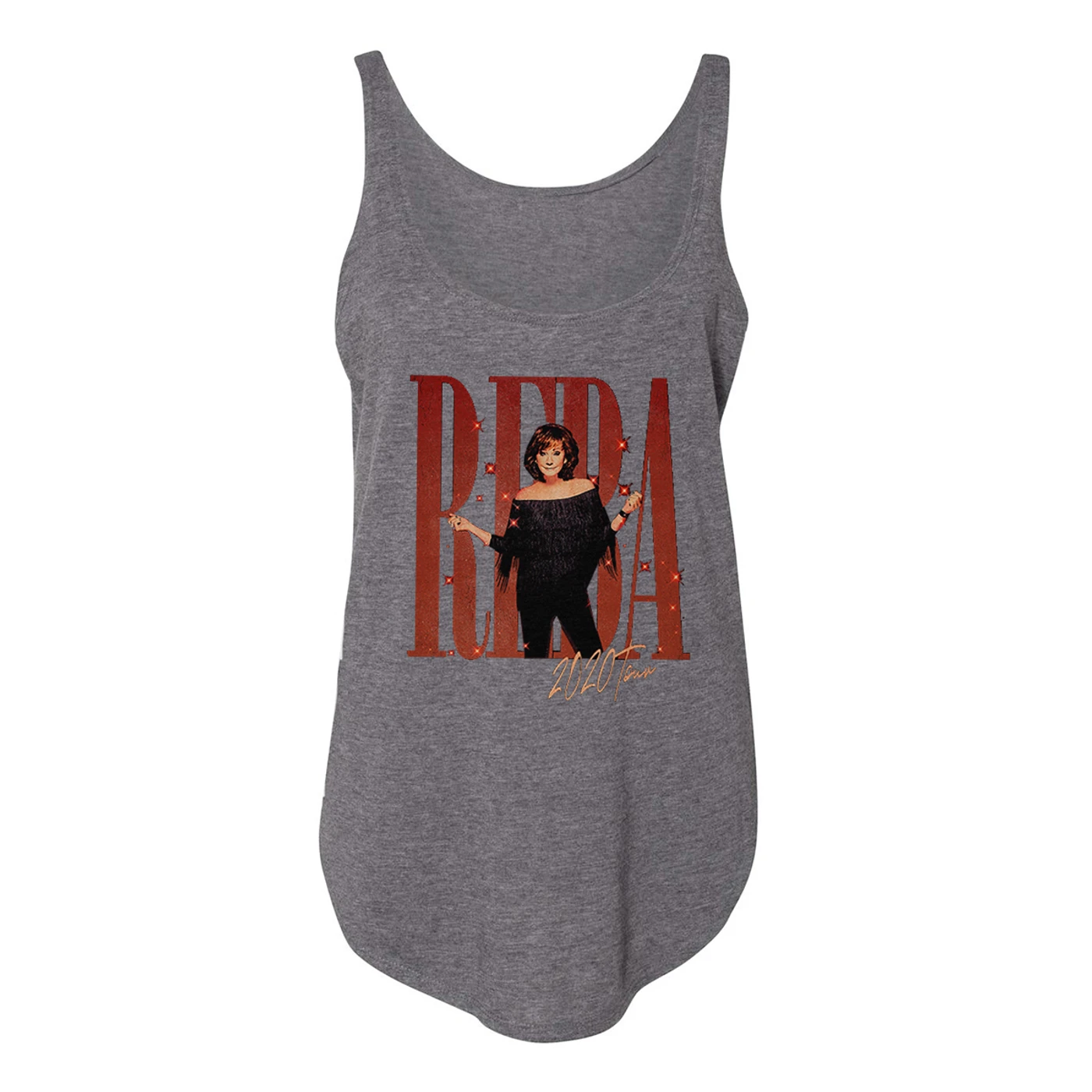 Reba McEntire Photo Charcoal Tank Top