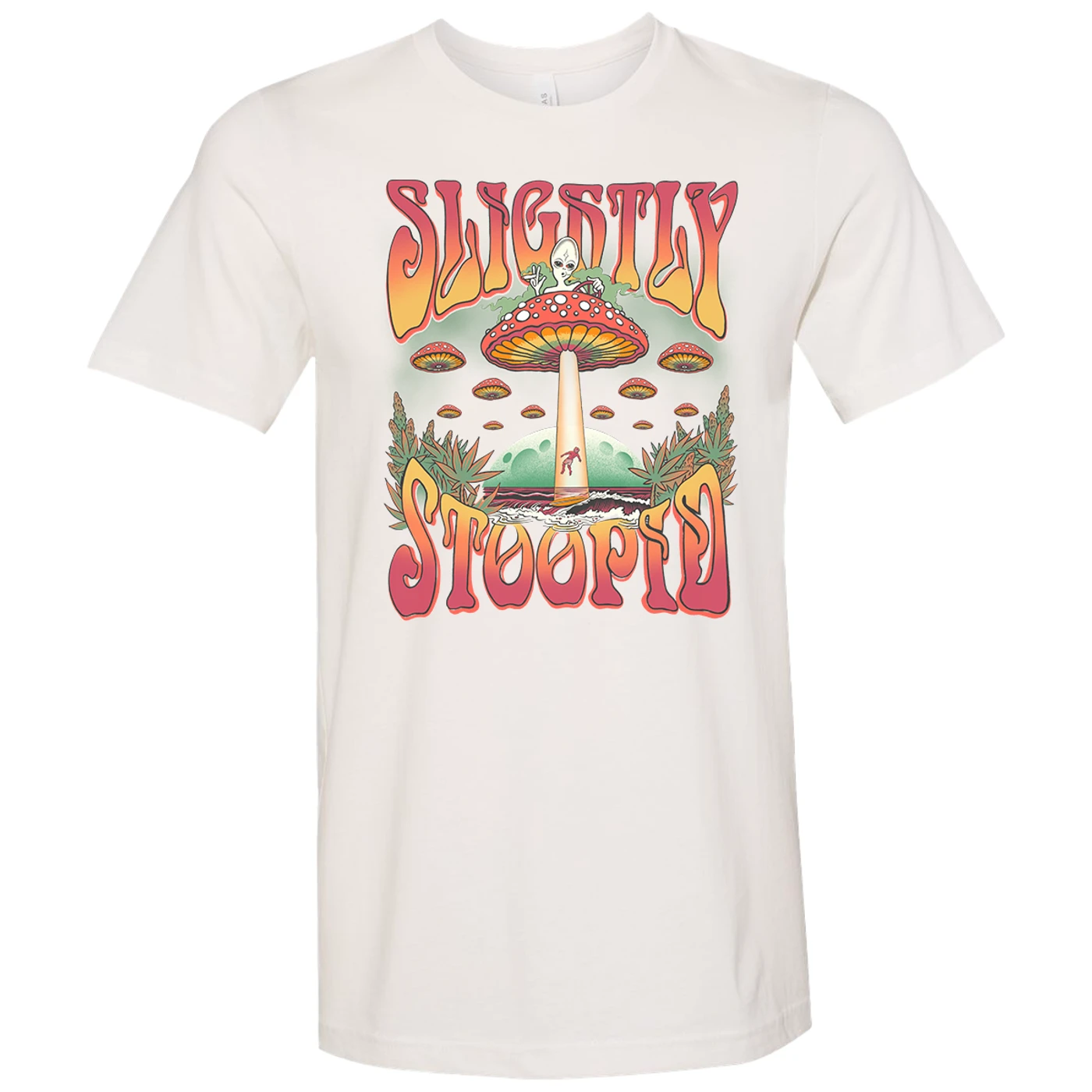 Slightly Stoopid Mushroom UFO Tee (Vintage White)