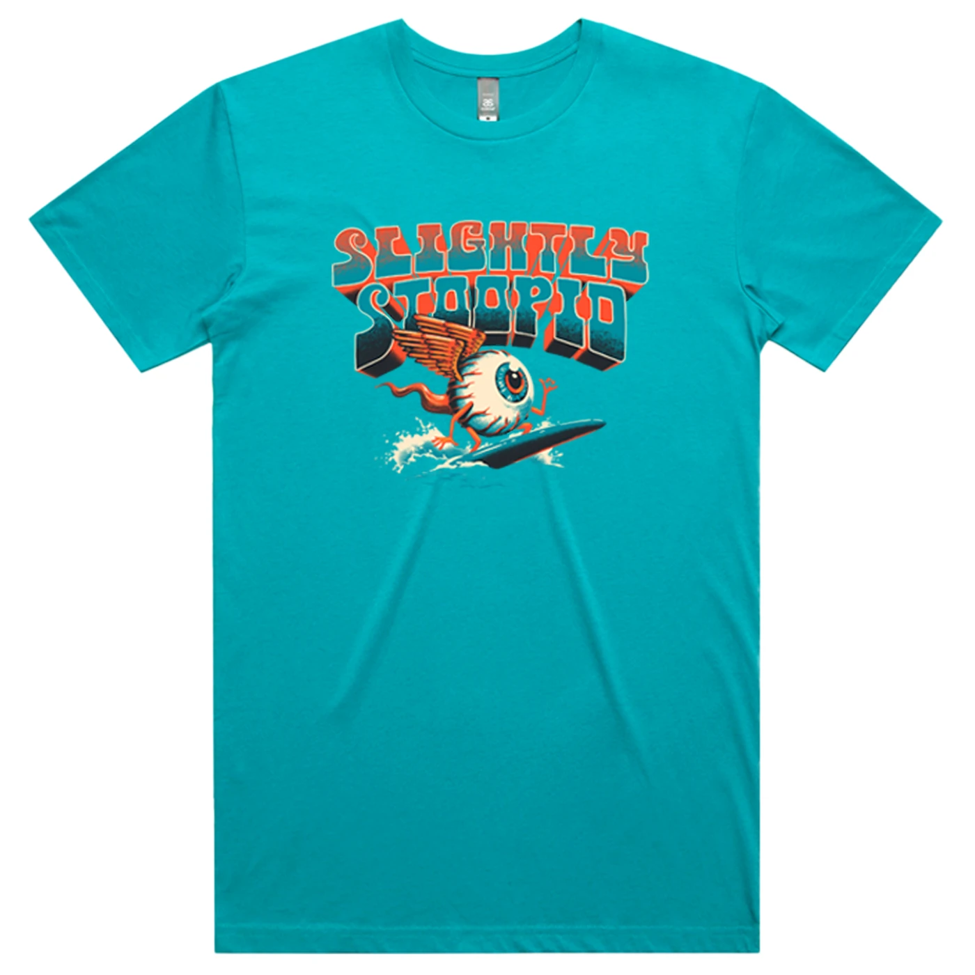 Slightly Stoopid Surfing Eyeball Tee (Teal)