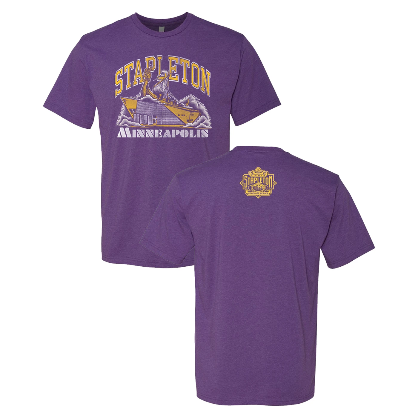 Chris Stapleton Minneapolis Stadium Series Purple Tee
