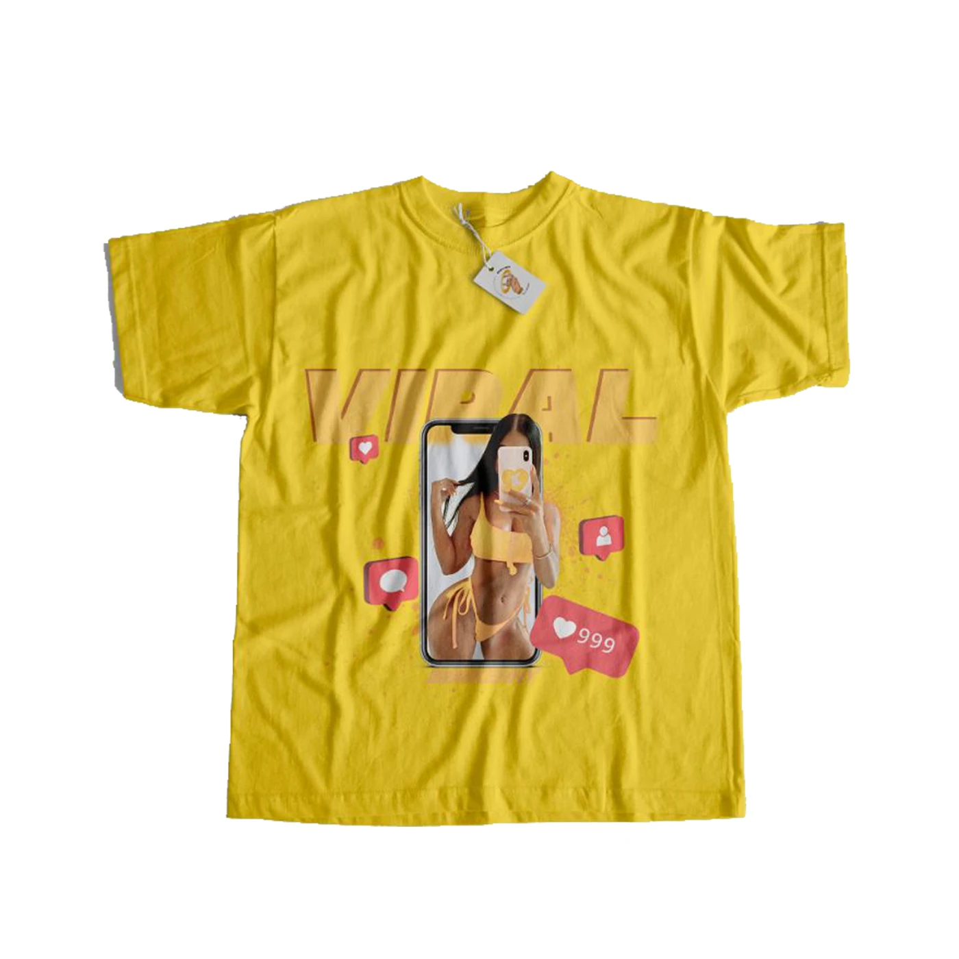 BMW KENNY Viral Yellow Tee