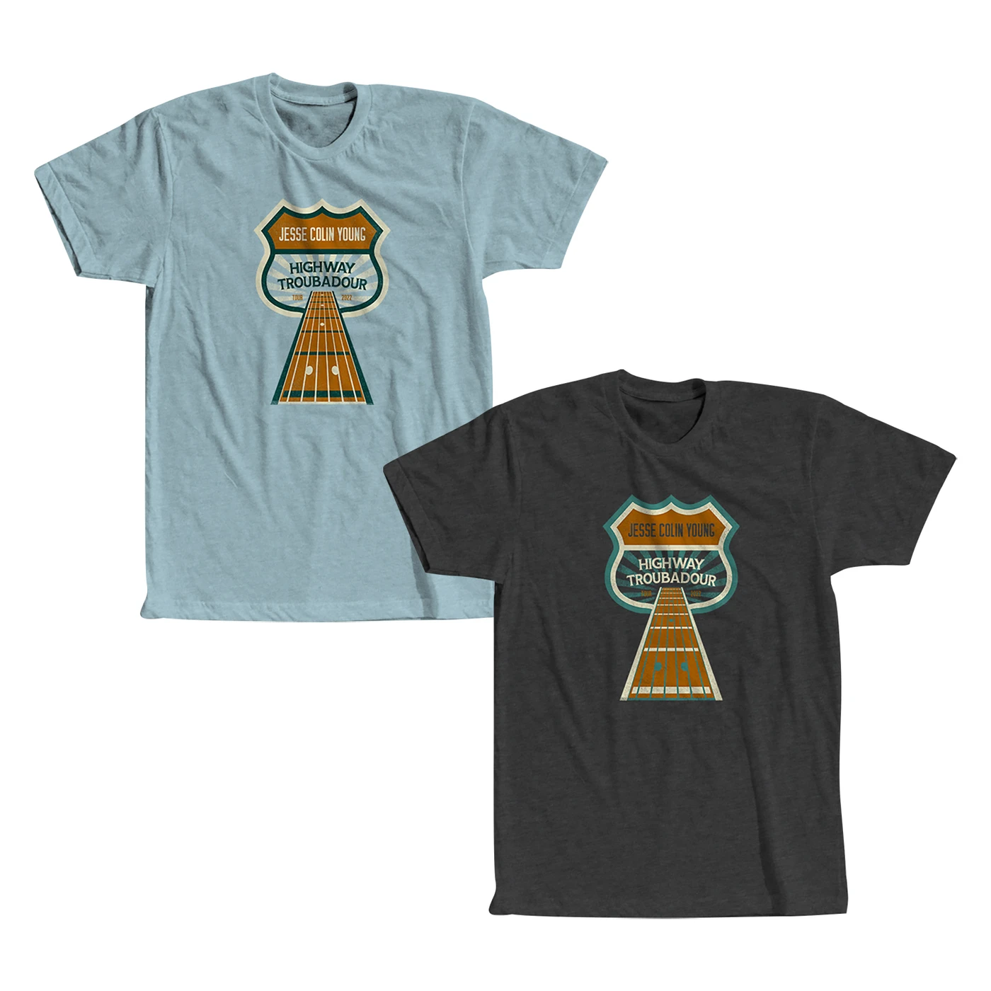 Jesse Colin Young Highway Troubadour Tour T-Shirt 2022