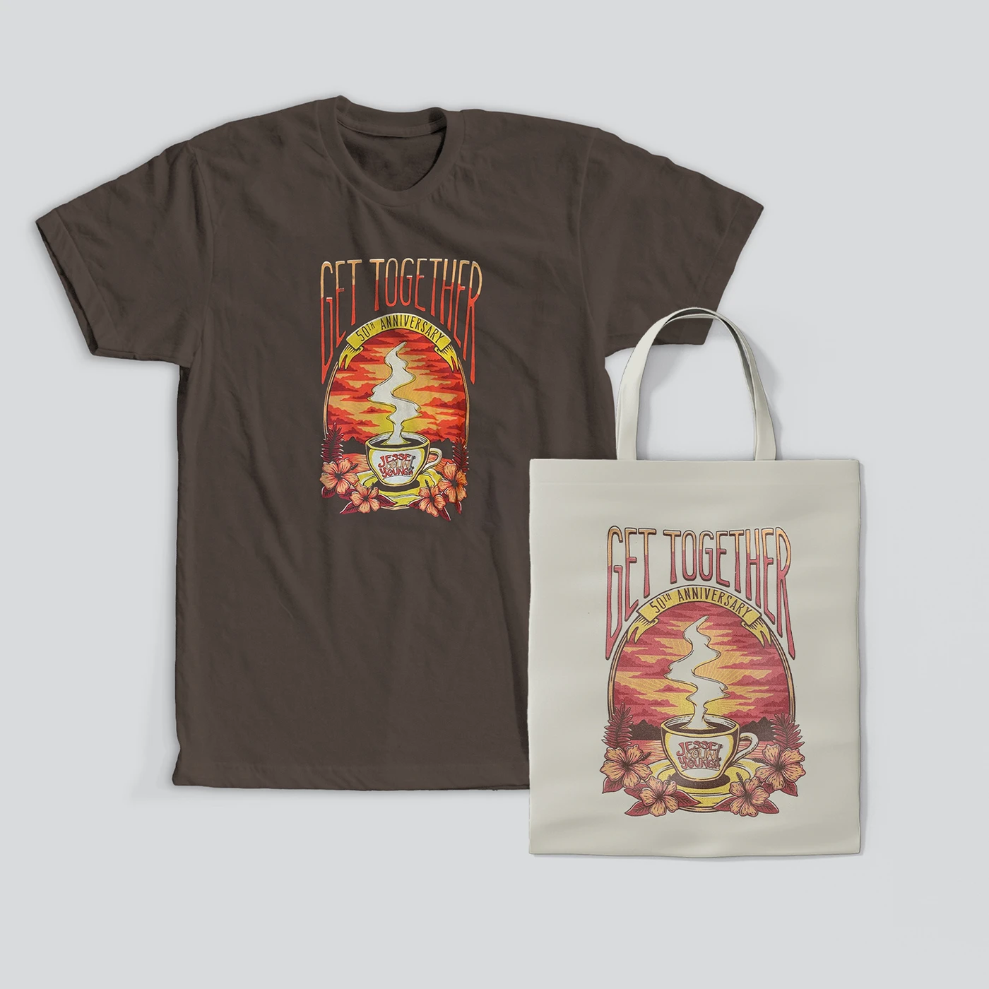 Jesse Colin Young Get Together Tee and Tote Bundle