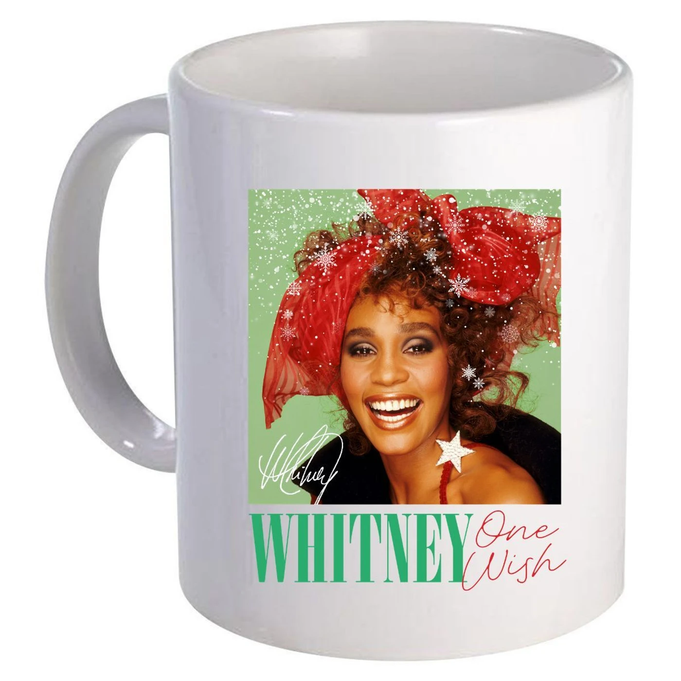 Whitney Houston One Wish Photo Ceramic Mug