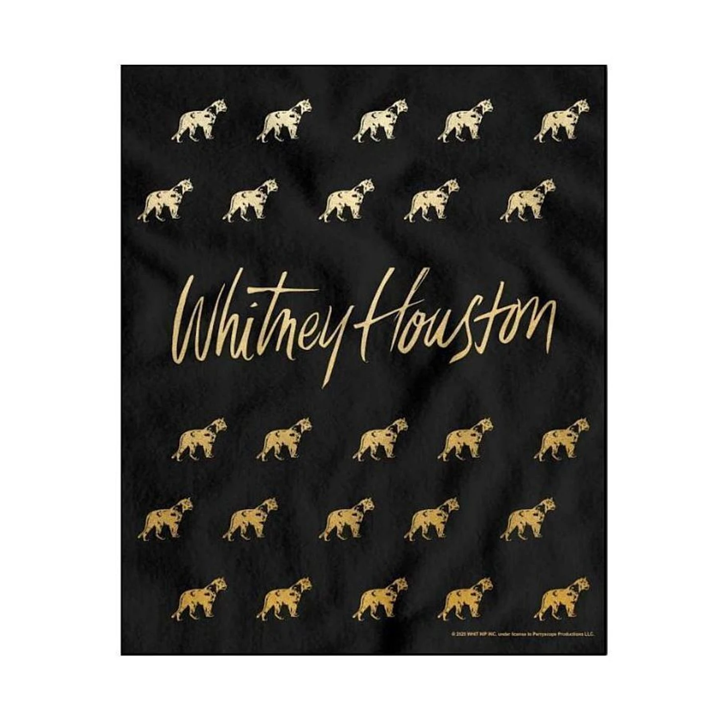Whitney Houston Lioness Fleece Blanket