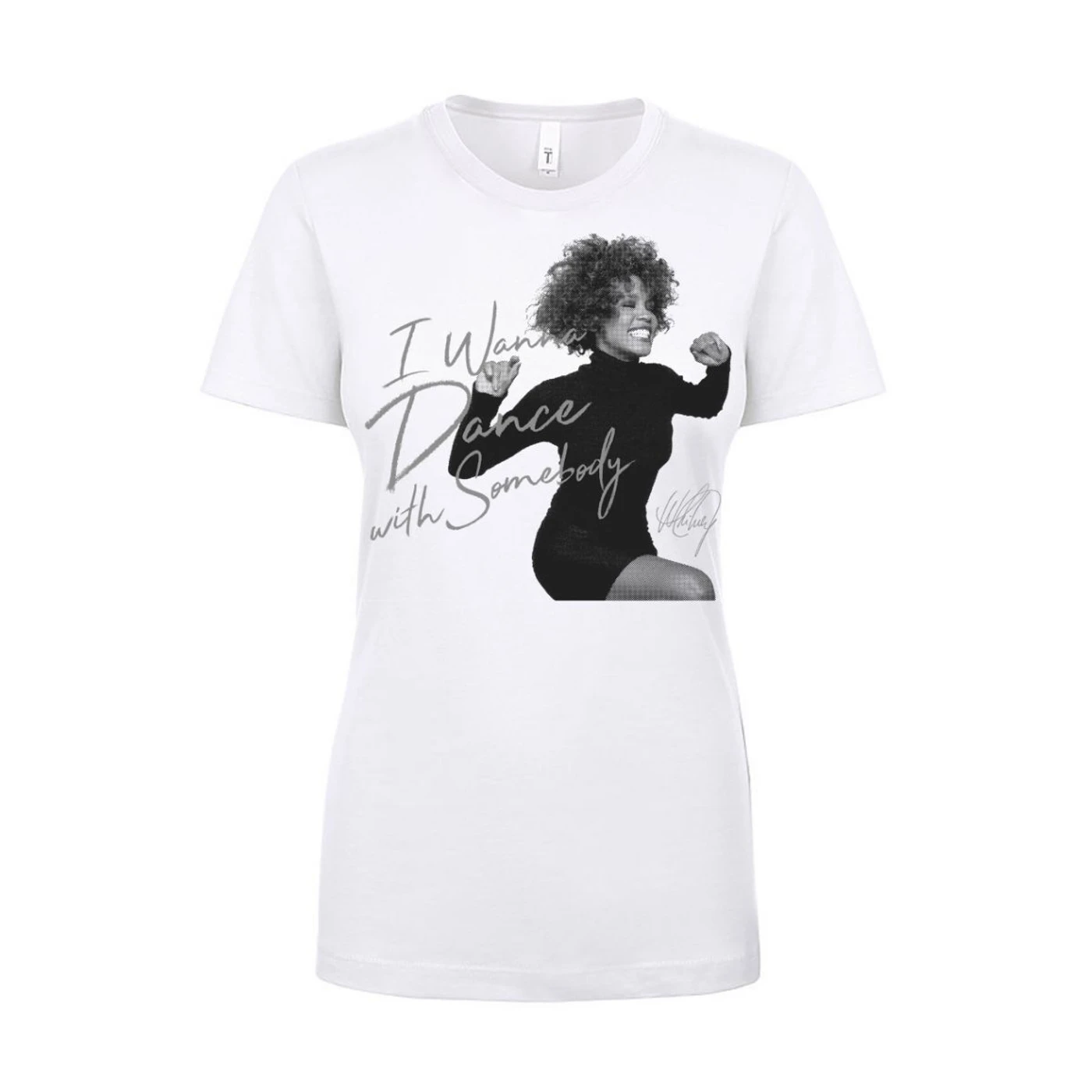 Whitney Houston Women's I Wanna Dance With Somebody Photo T-Shirt