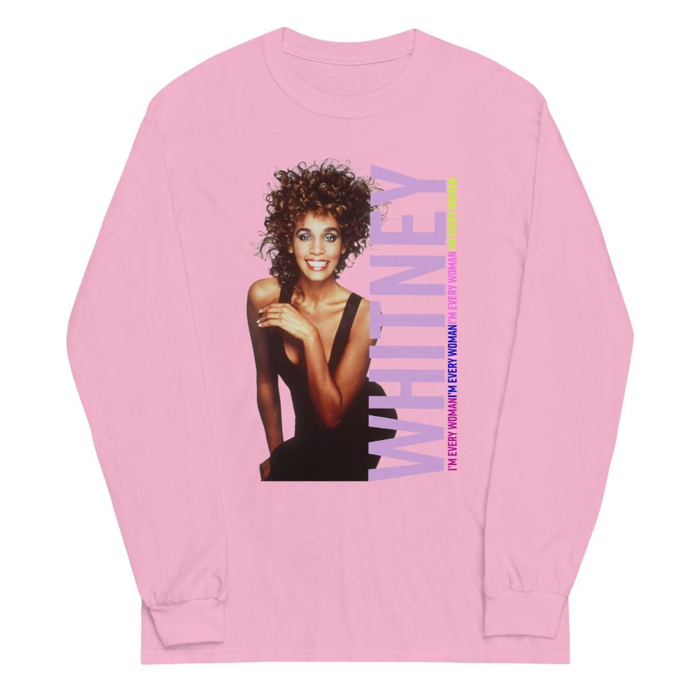 Whitney Houston I'm Every Woman Long Sleeve T-Shirt
