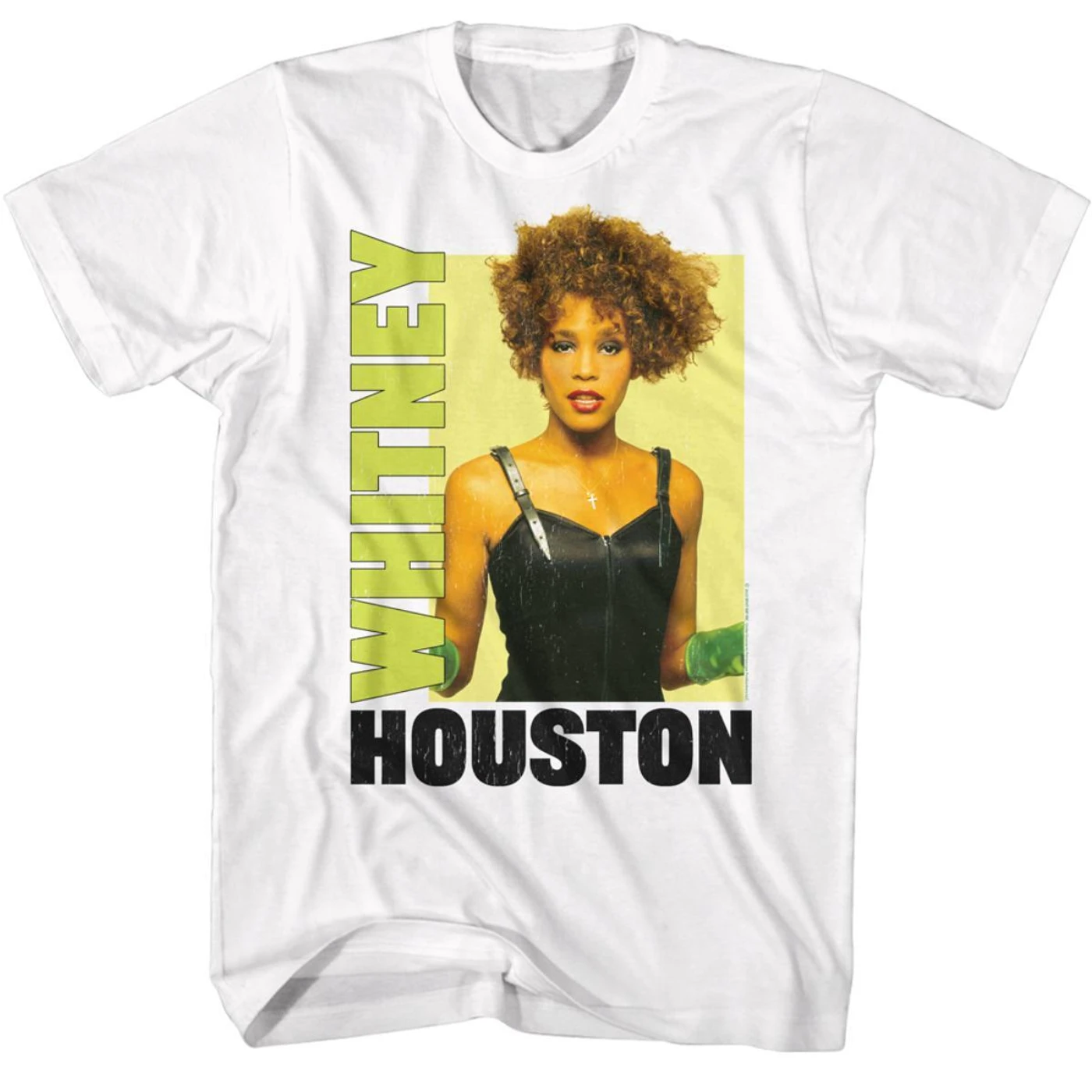 Whitney Houston Green Gloves T-Shirt