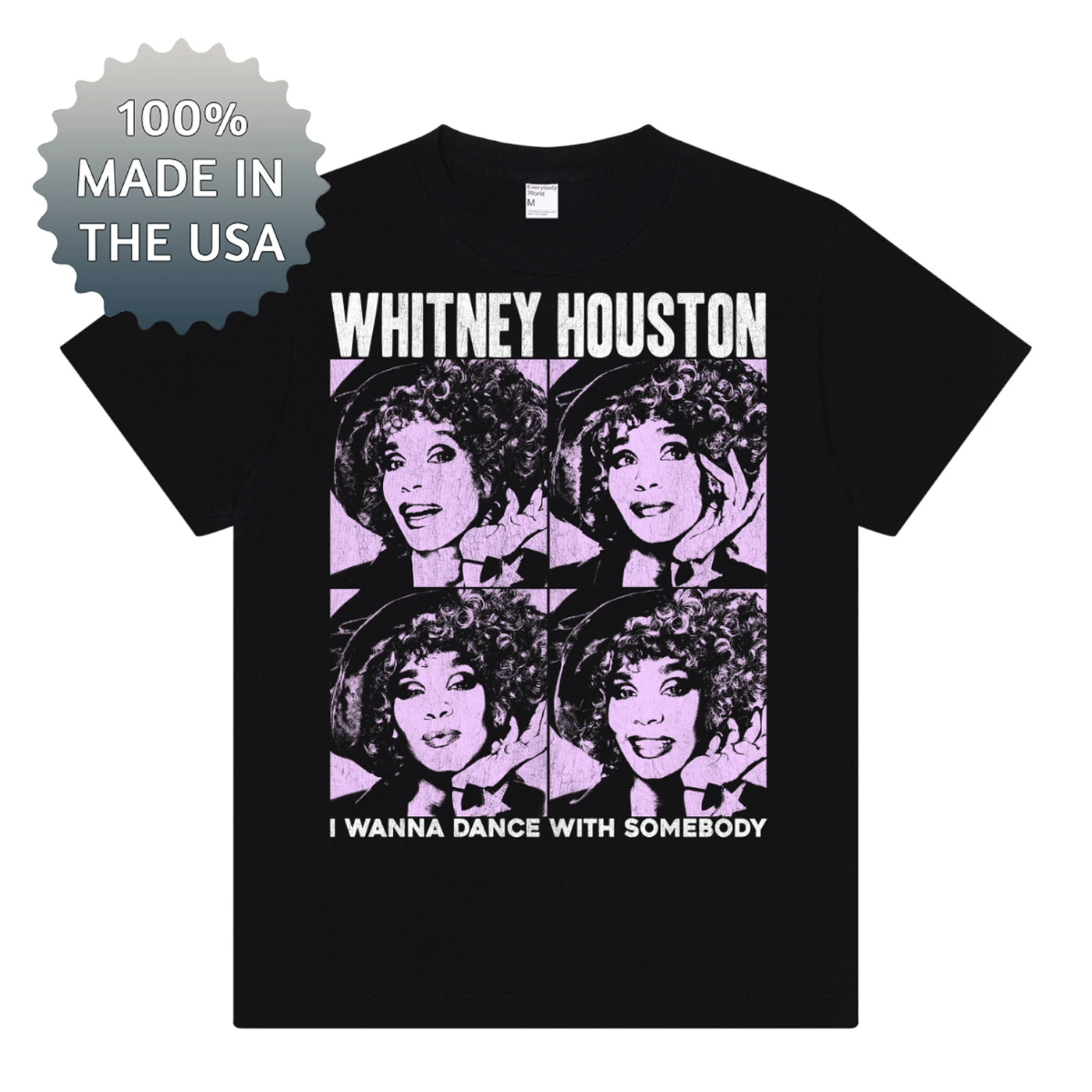 Whitney Houston Lavender Pop Premium Tee