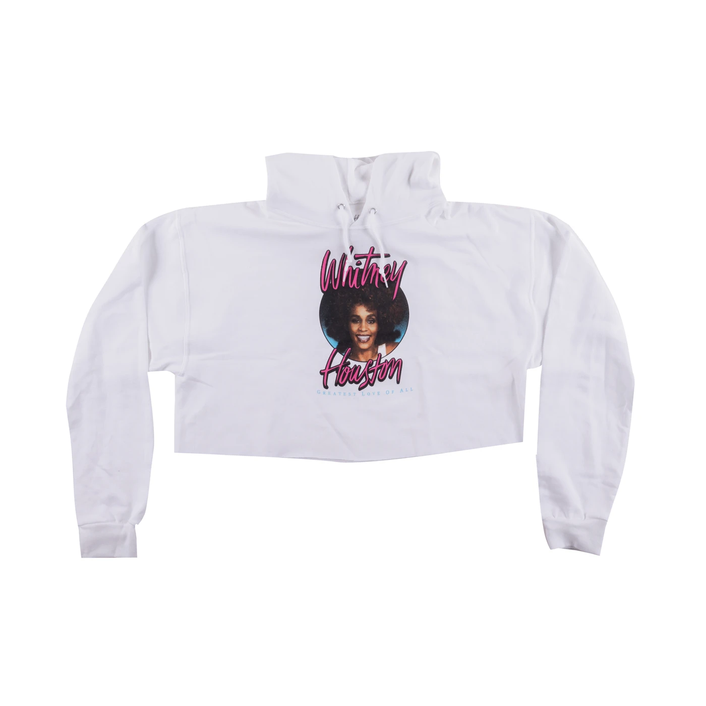 Whitney Houston Crop Hoodie