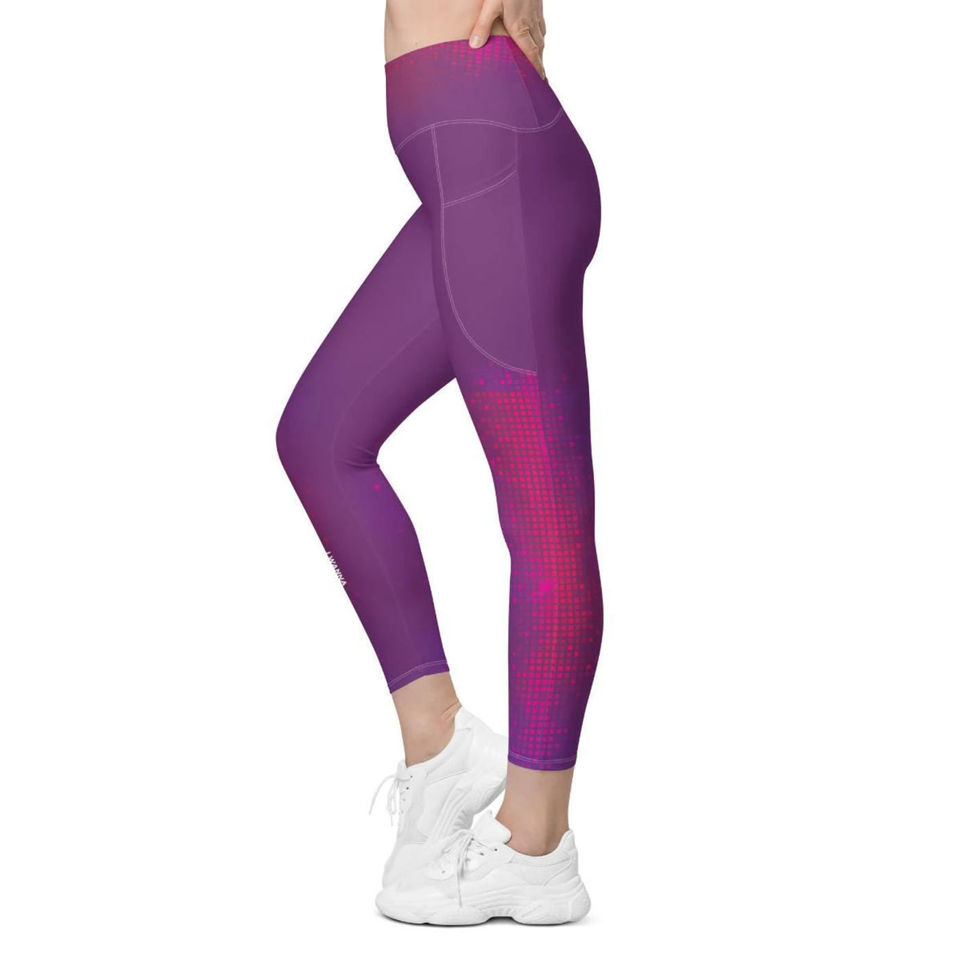 Whitney Houston I Wanna Dance With Somebody Pocket Legging | Fuchsia