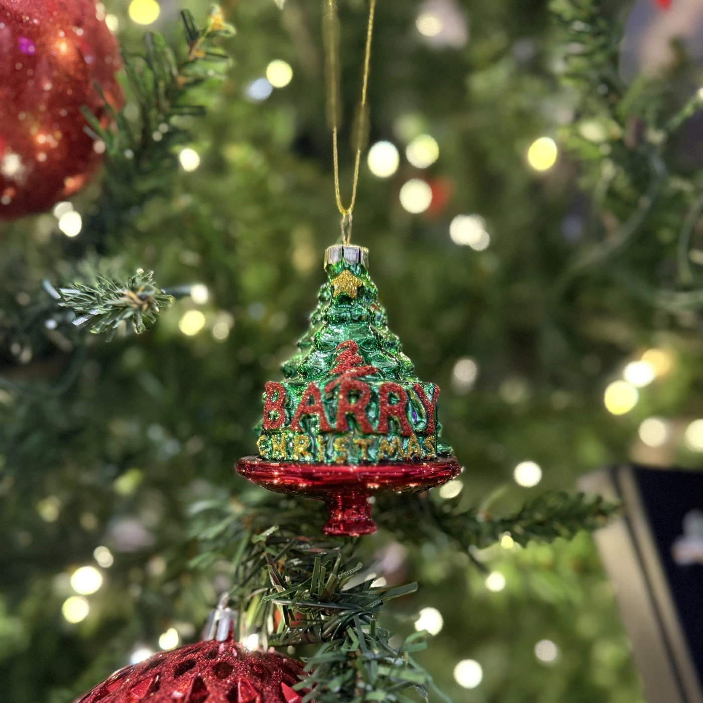 Barry Manilow Barry Christmas Ornament