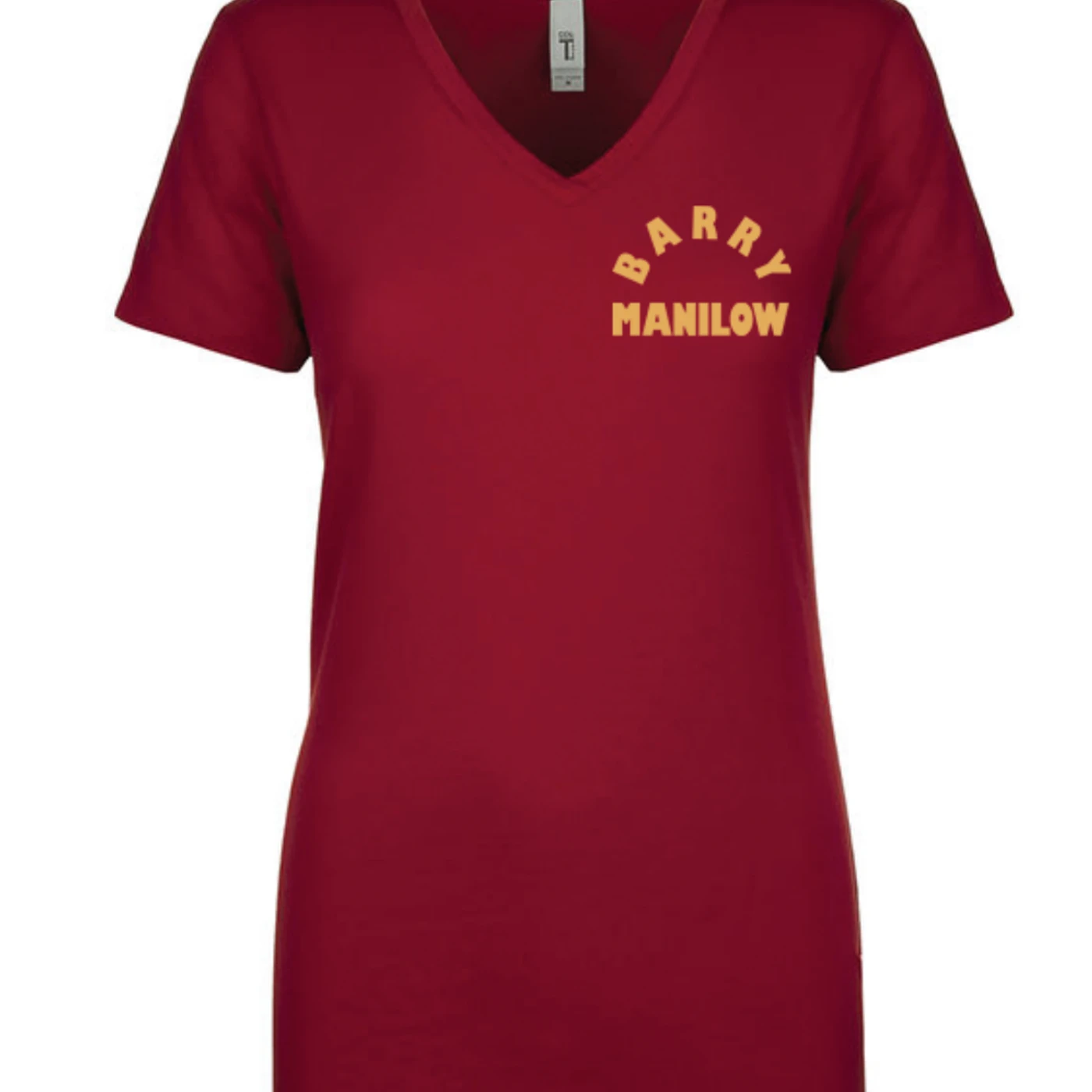 Golden Barry Manilow Maroon Tee
