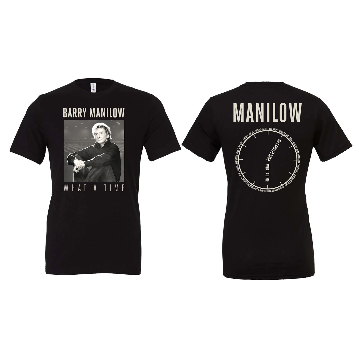 Barry Manilow What A Time Clock Tee