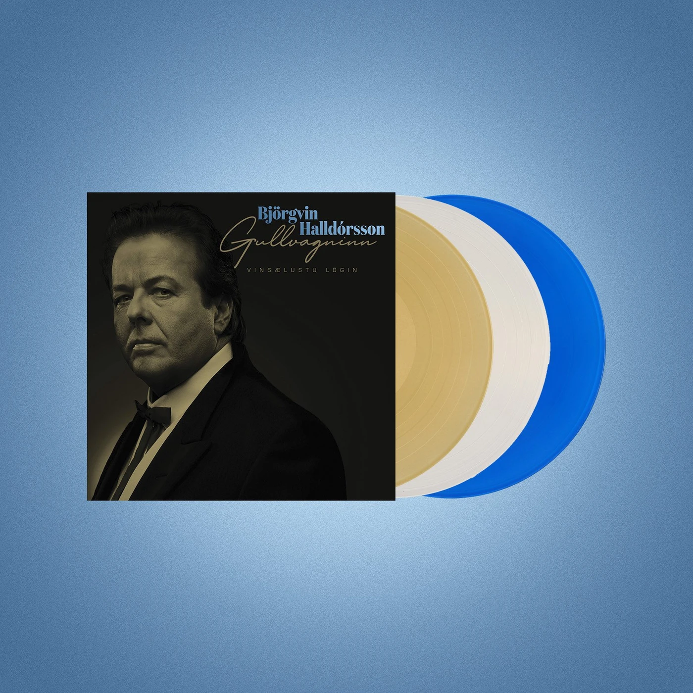 Björgvin Halldórsson Gullvagninn – Vinsælustu lögin (3LP) – Árituð eintök