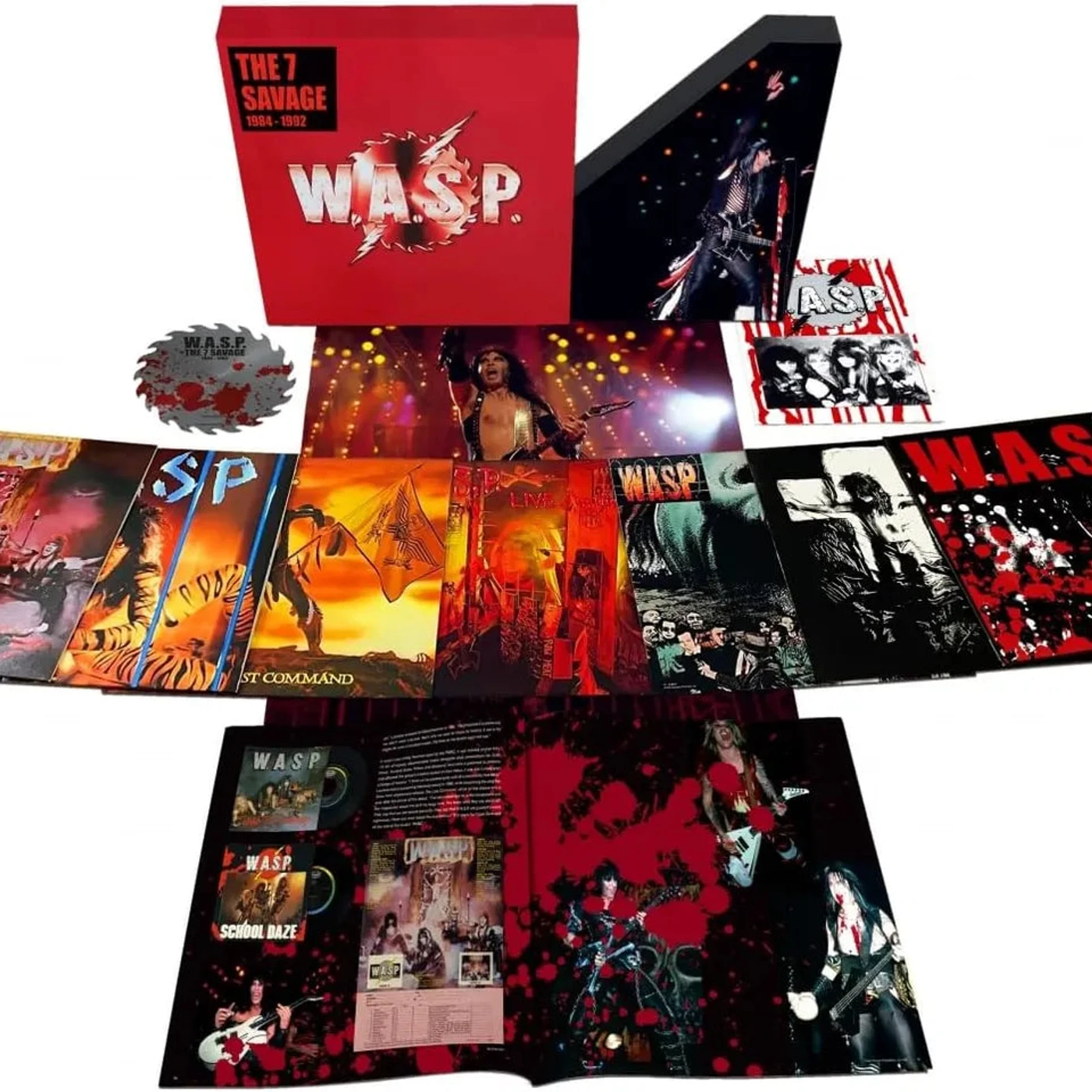 W.A.S.P. - 7 Savage 8LP box