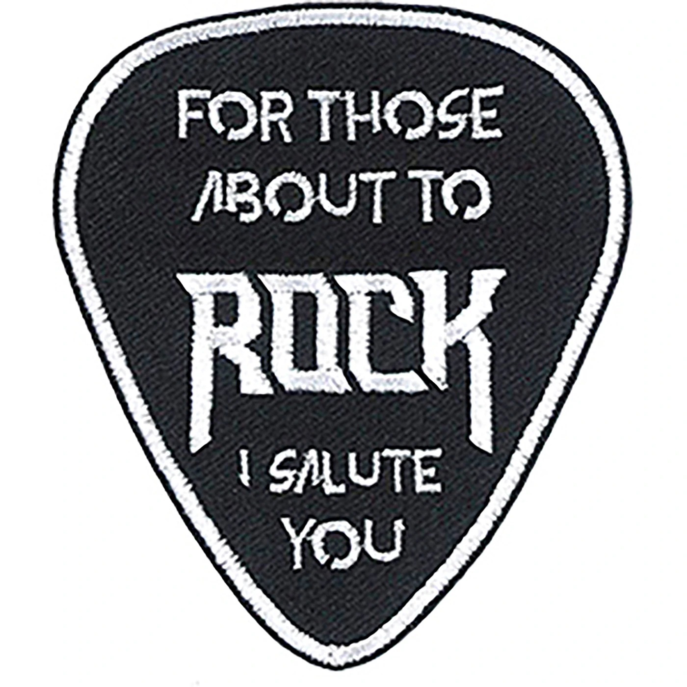 AC/DC I Salute You 2.7"x3.2" Patch (Vinyl)