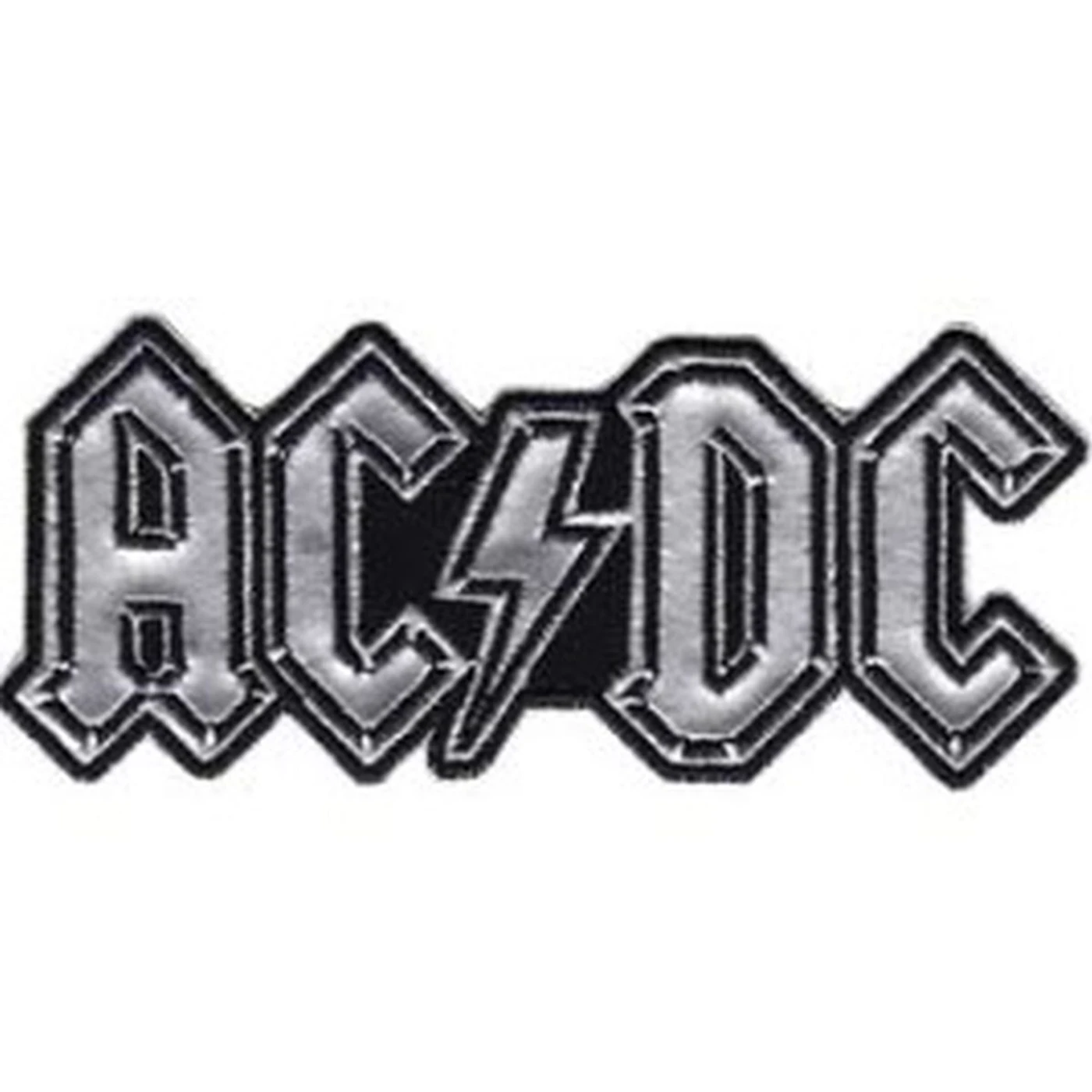 AC/DC Logo Chrome Patch