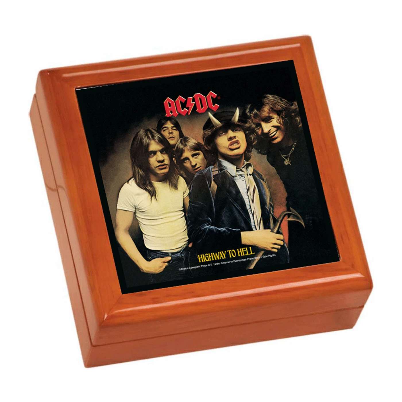 AC/DC Highway To Hell Wooden Keepsake Box
