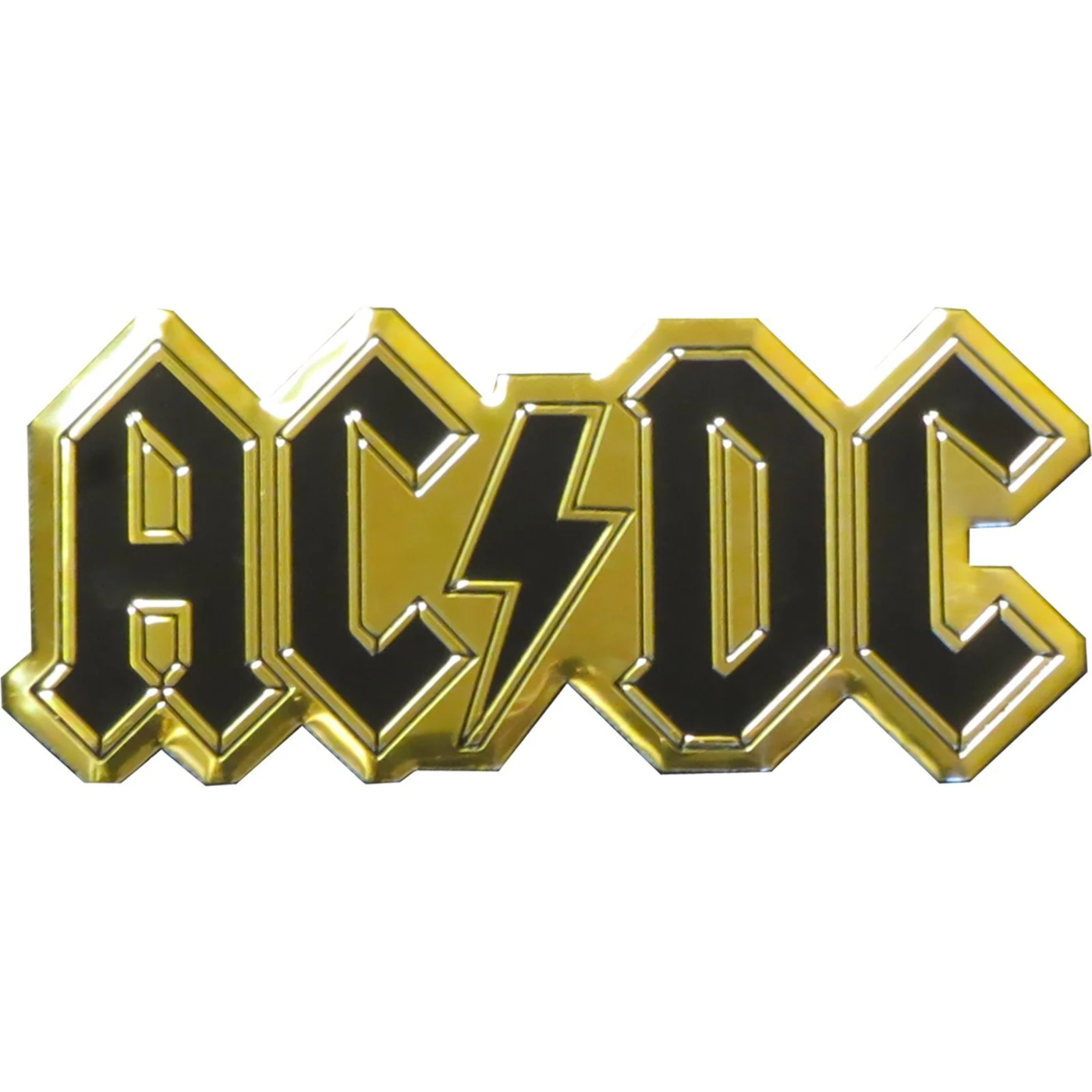 AC/DC Logo 3.5" Metal Sticker