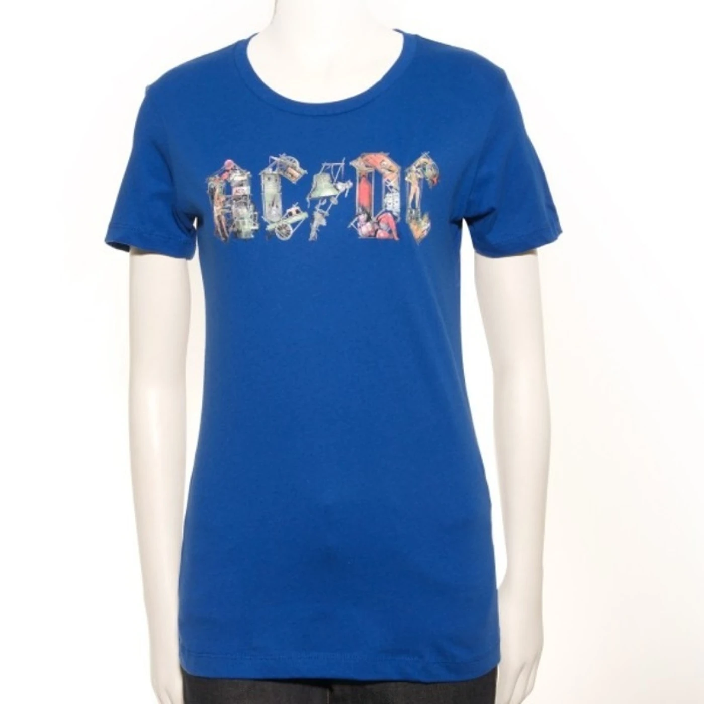 AC/DC Blue Ladies Icon T-Shirt