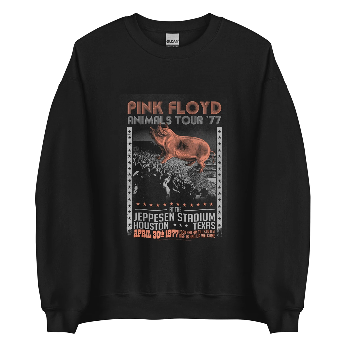 Pink Floyd Animals Tour '77 Crewneck Sweatshirt