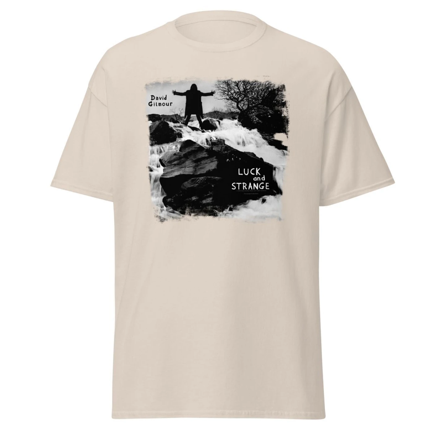 David Gilmour Luck and Strange Natural T-Shirt