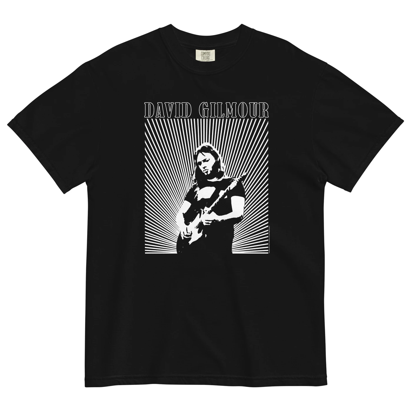 David Gilmour Starburst Posterized Photo T-Shirt