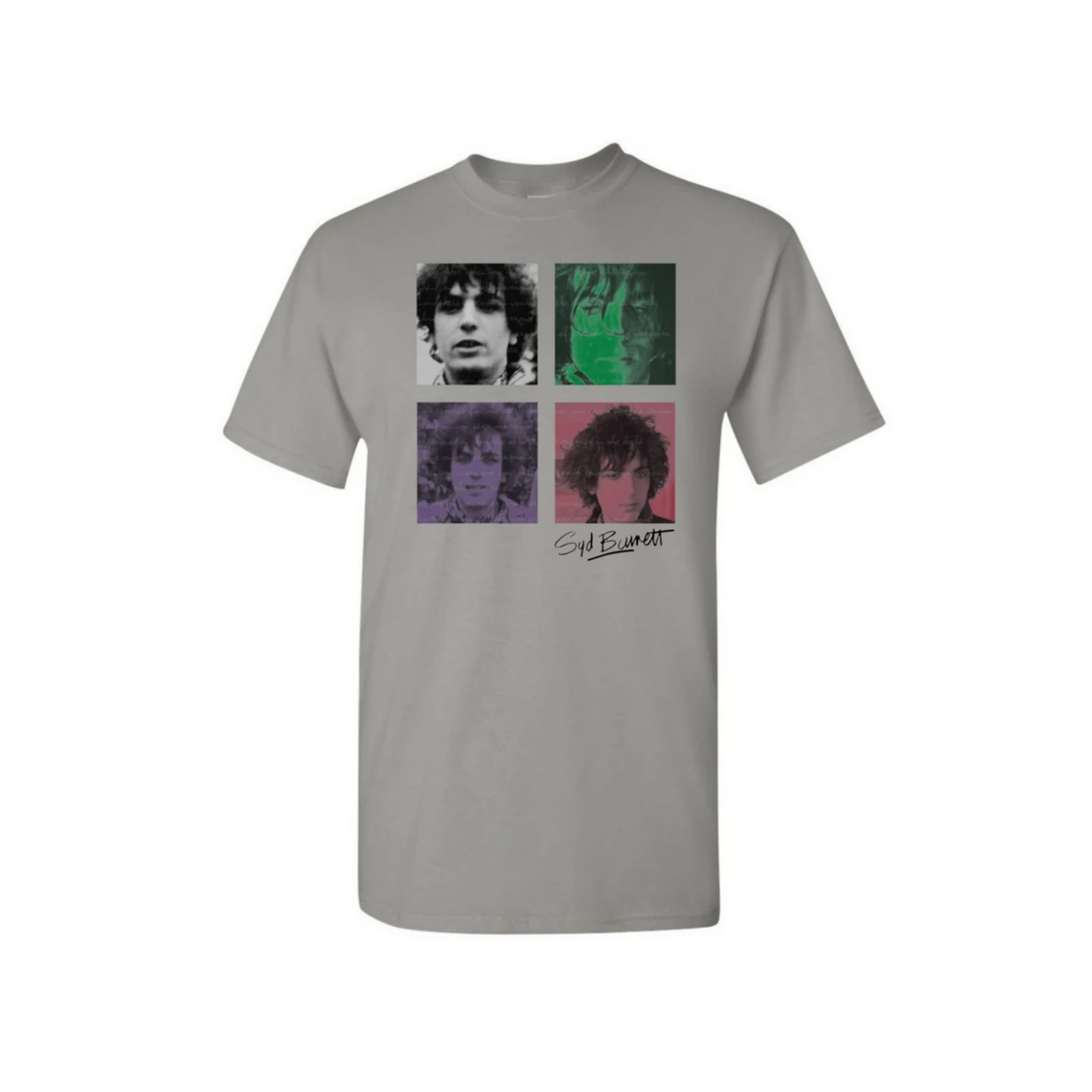 Syd Barrett Four Shades Charcoal T-Shirt
