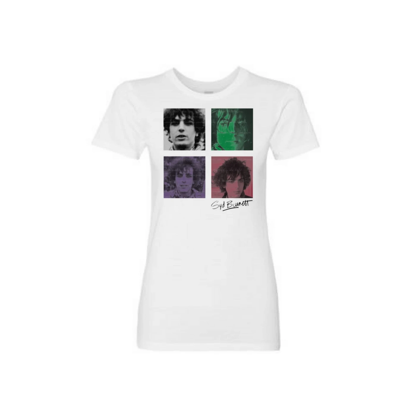 Syd Barrett Women's Four Shades White T-Shirt
