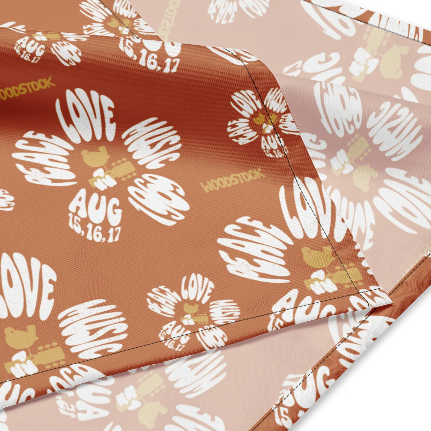 Woodstock Flower Bandana