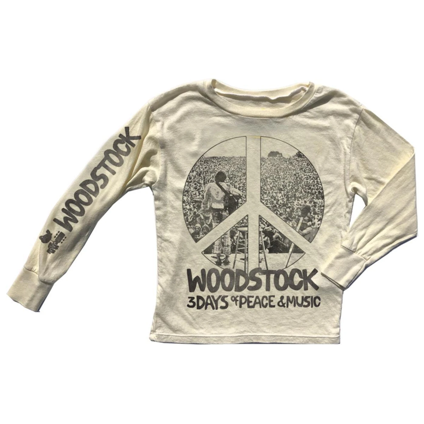 Woodstock Peace Sign Unisex Longsleeve Tee