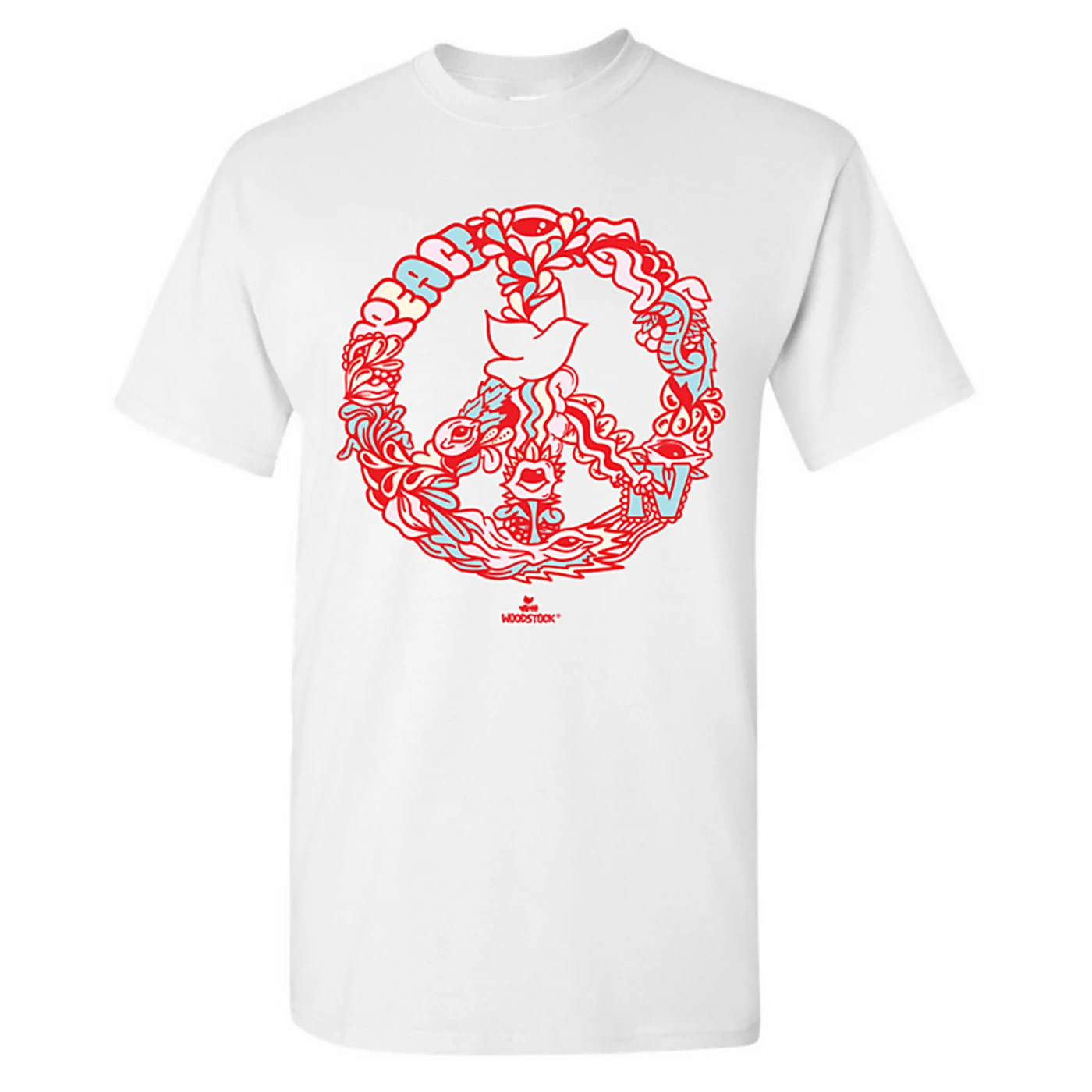 Woodstock 420 Peace Clock T-Shirt