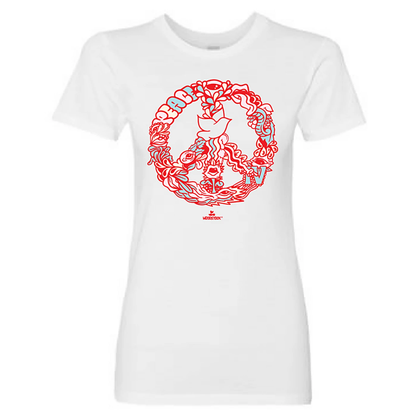 Woodstock Women's 420 Peace Clock T-Shirt
